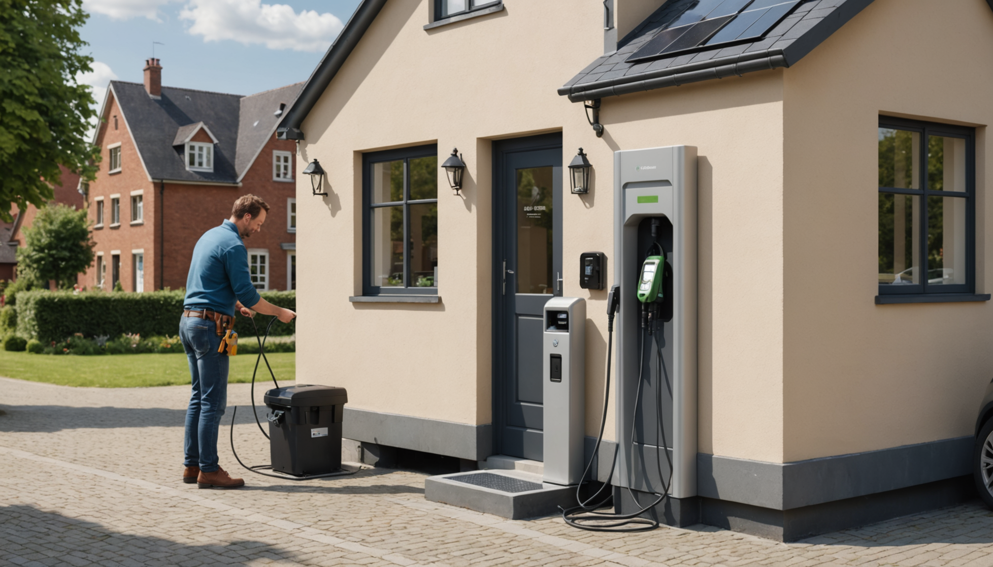 Comment installer une borne de recharge en extérieur en Belgique